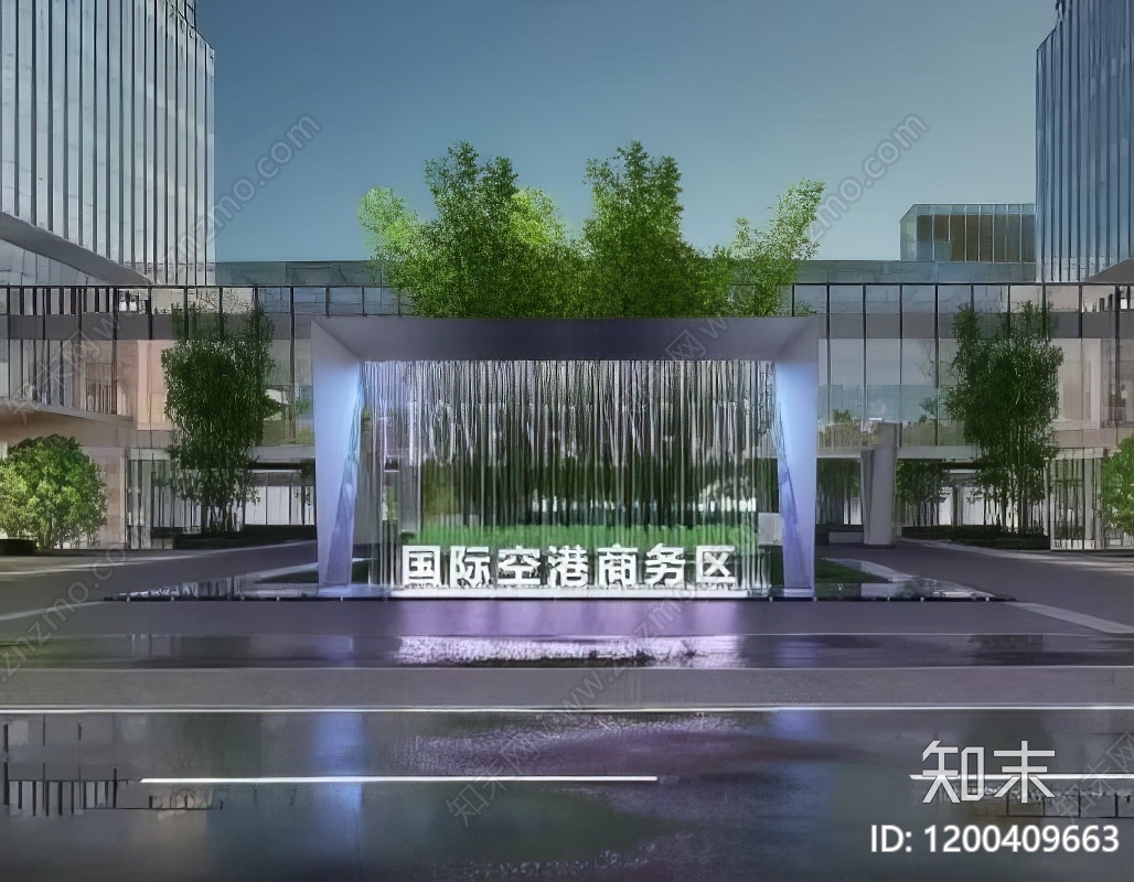 跌水景观CAD图纸