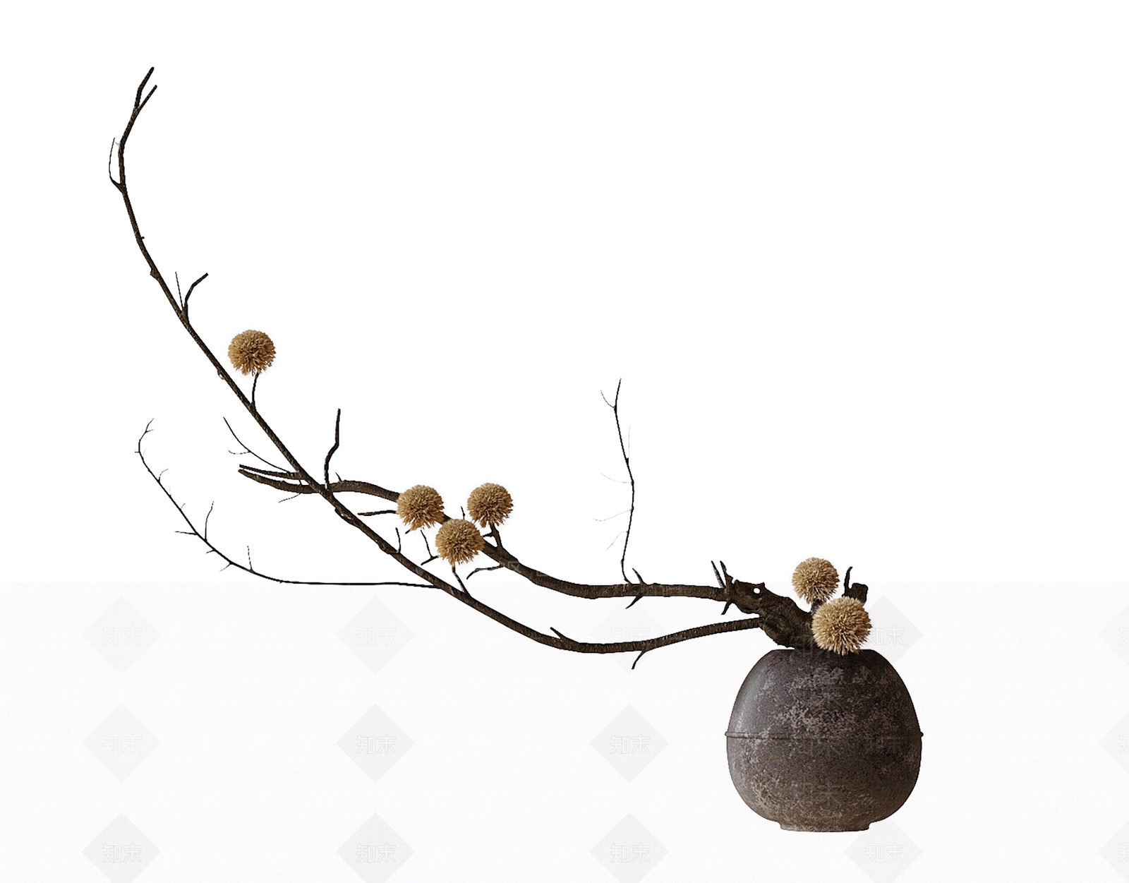 现代花瓶SU模型下载【ID:1200413599】