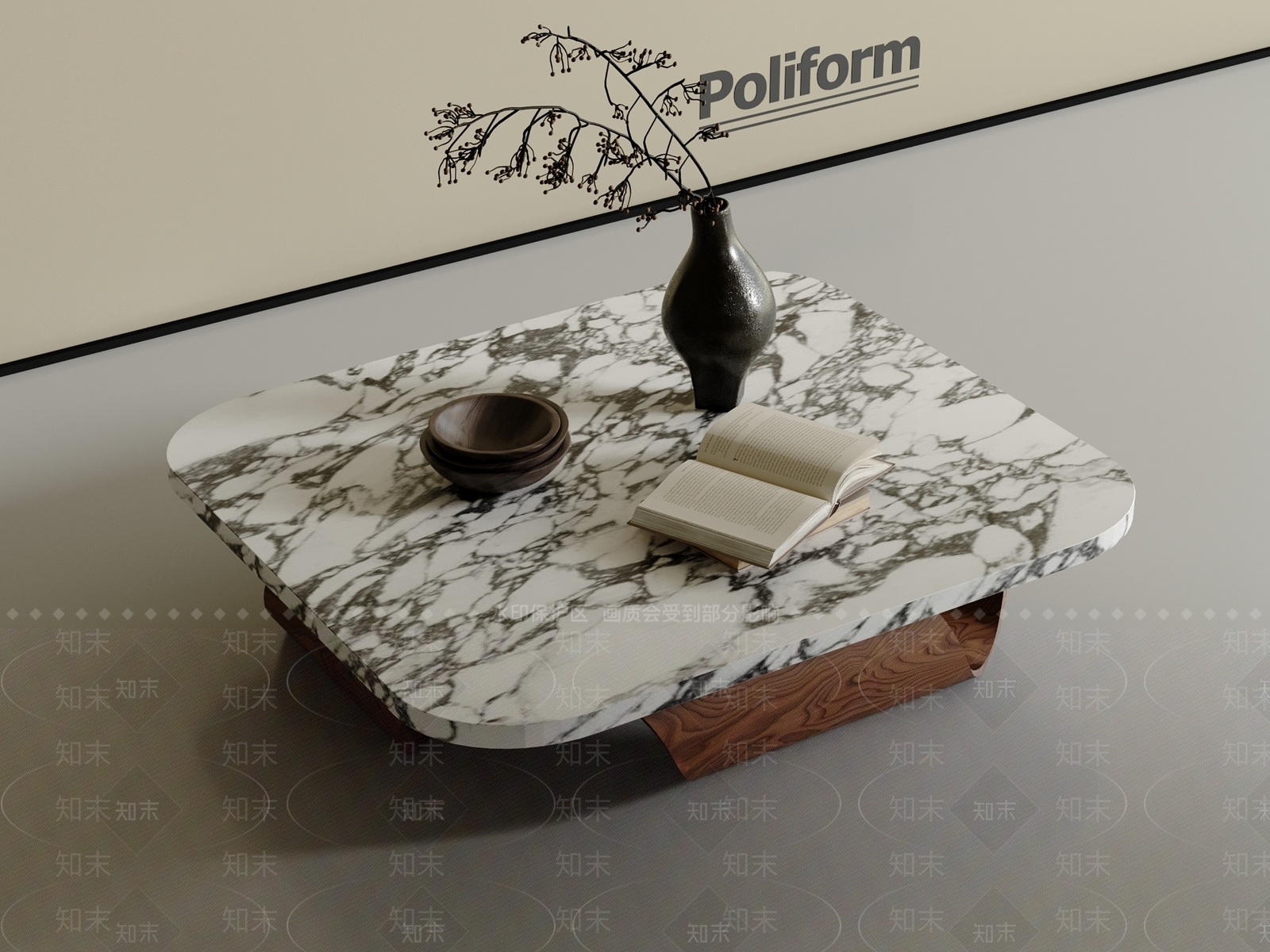中古茶几3D模型下载【ID:1200418974】