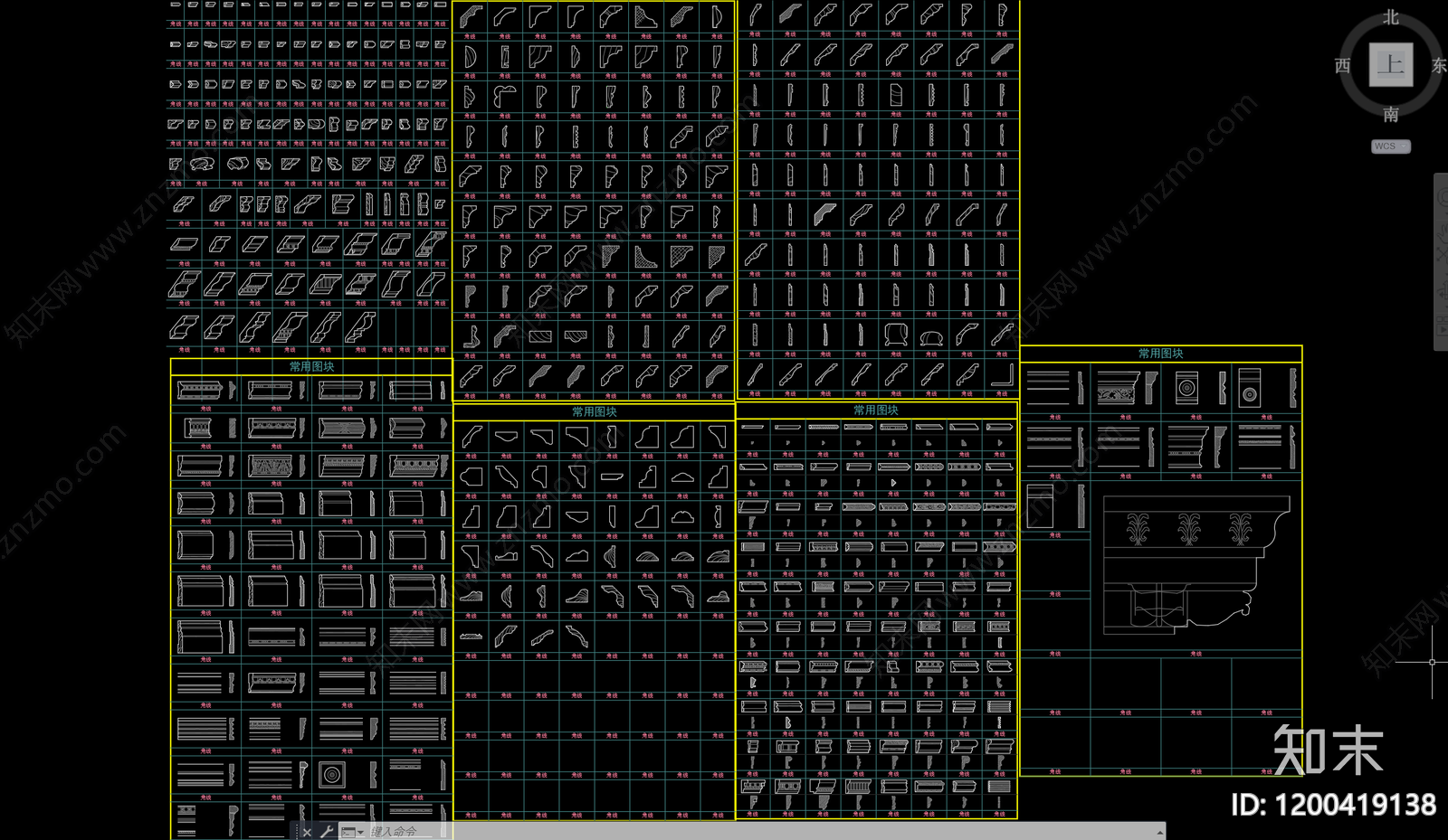 线型样式库施工图下载【ID:1200419138】