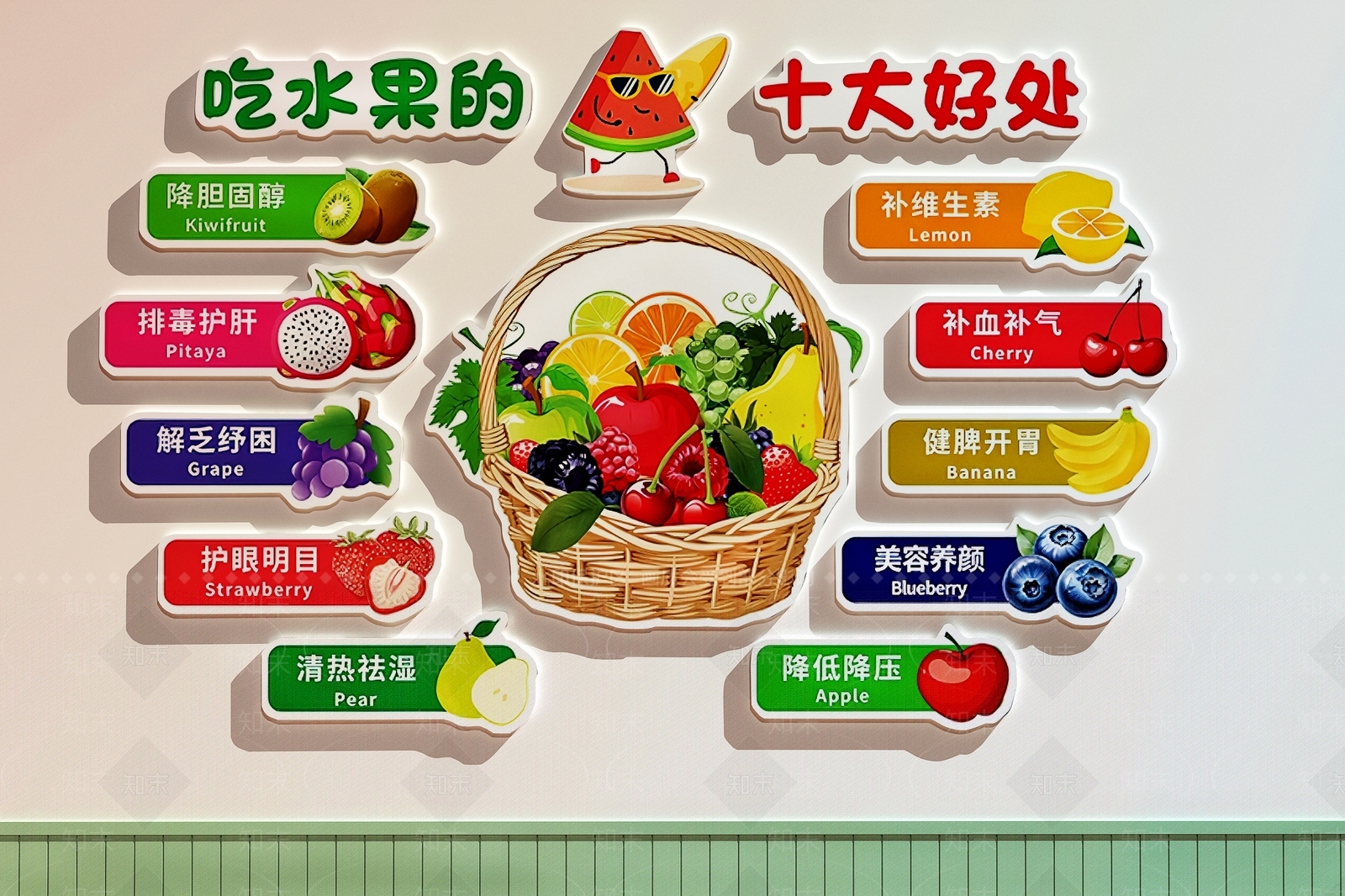 现代水果店SU模型下载【ID:1200419846】