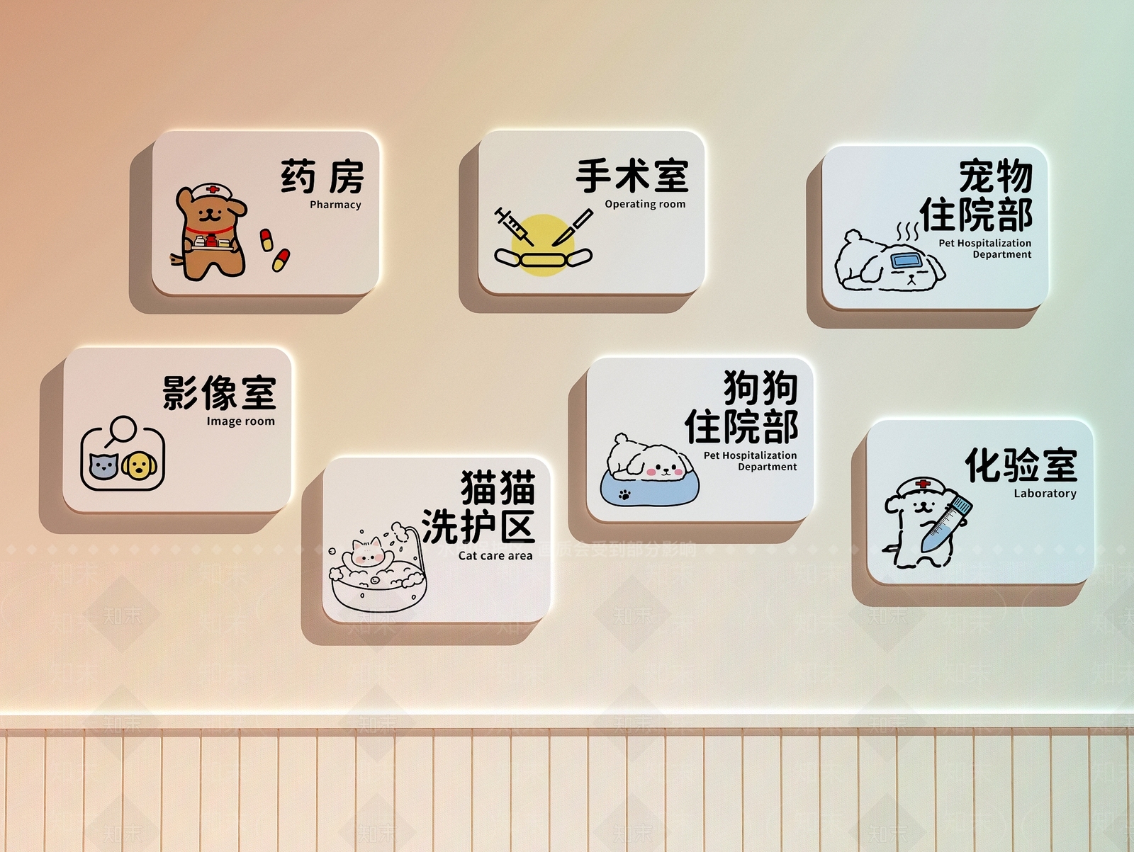 现代宠物店SU模型下载【ID:1200420166】