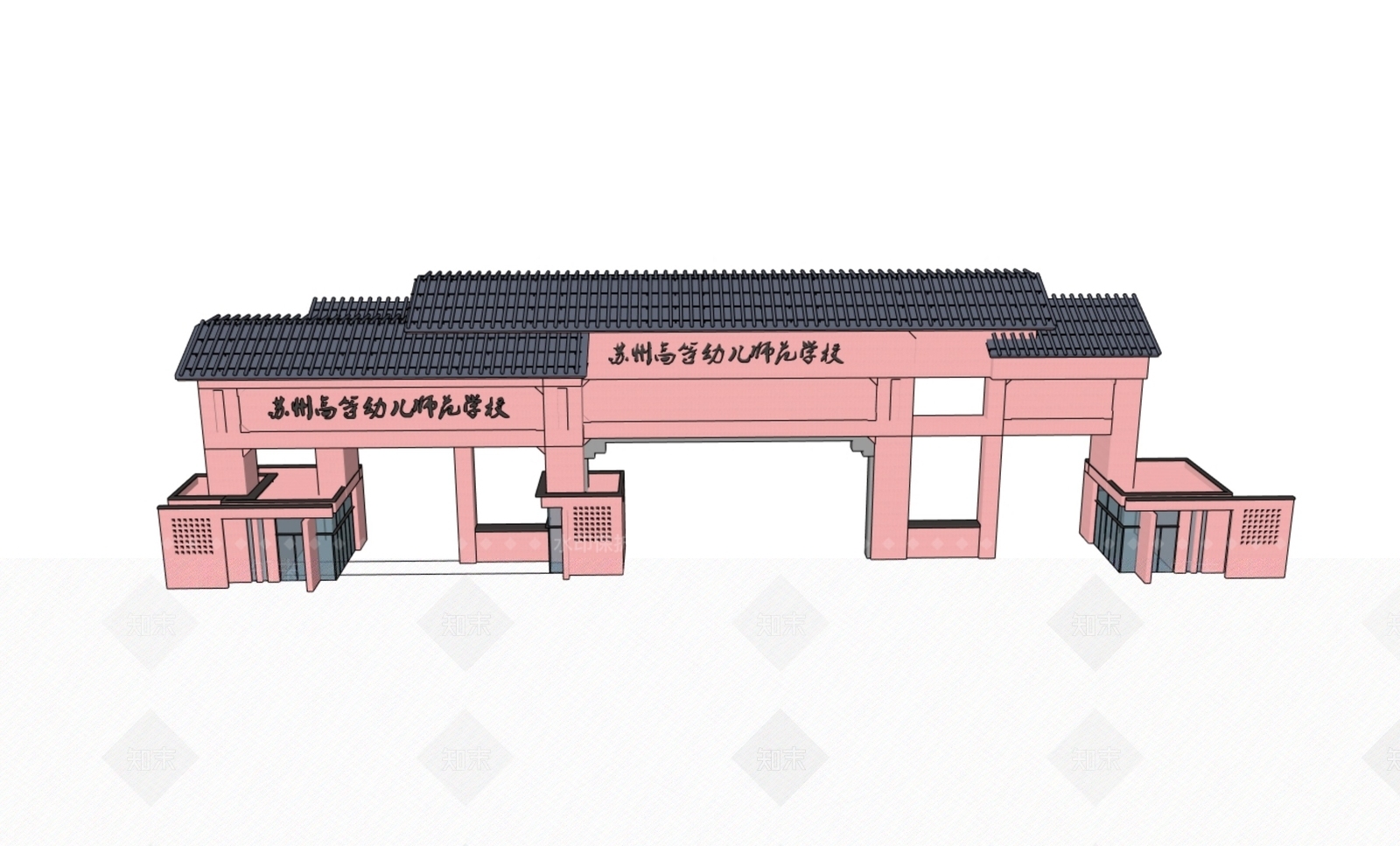 现代草坪灯SU模型下载【ID:1200424103】
