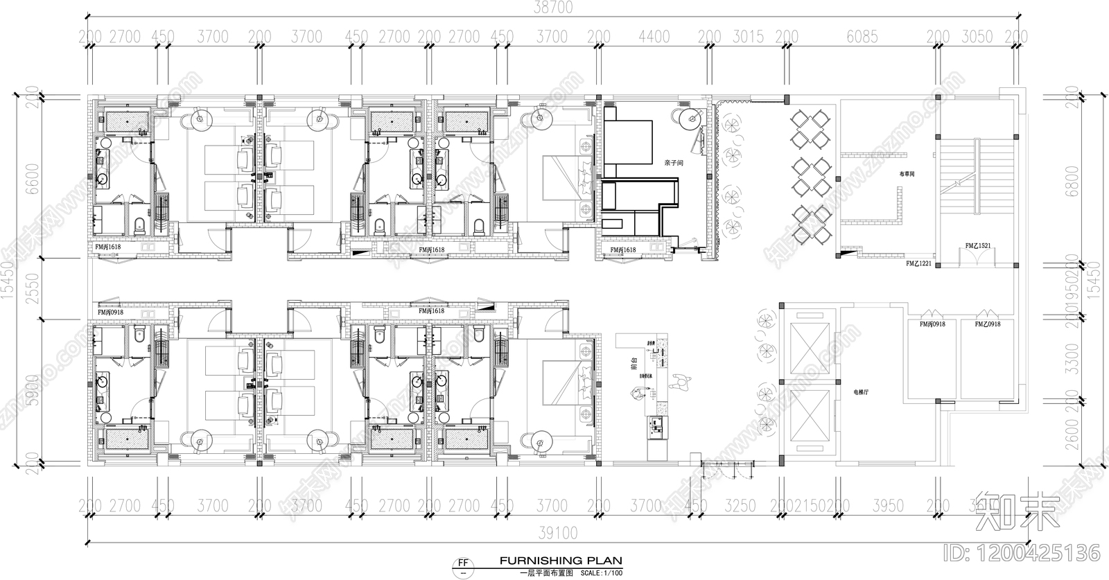 民宿施工图下载【ID:1200425136】