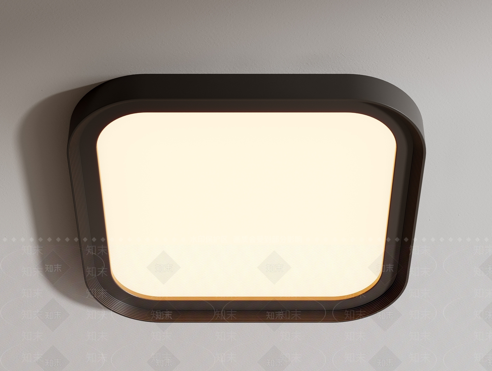 现代意式卧室吸顶灯3D模型下载【ID:1200426154】