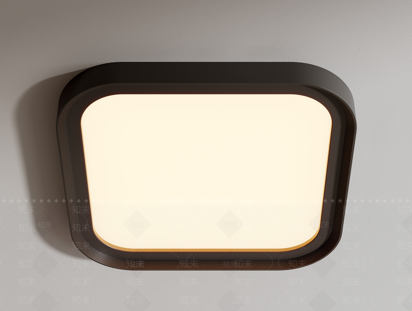 现代意式吸顶灯SU模型下载【ID:1200426109】