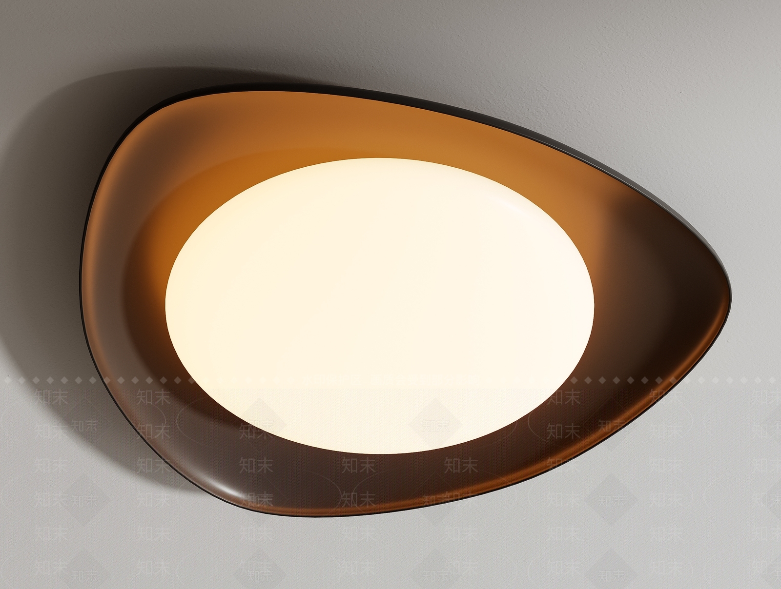 现代意式吸顶灯SU模型下载【ID:1200426448】