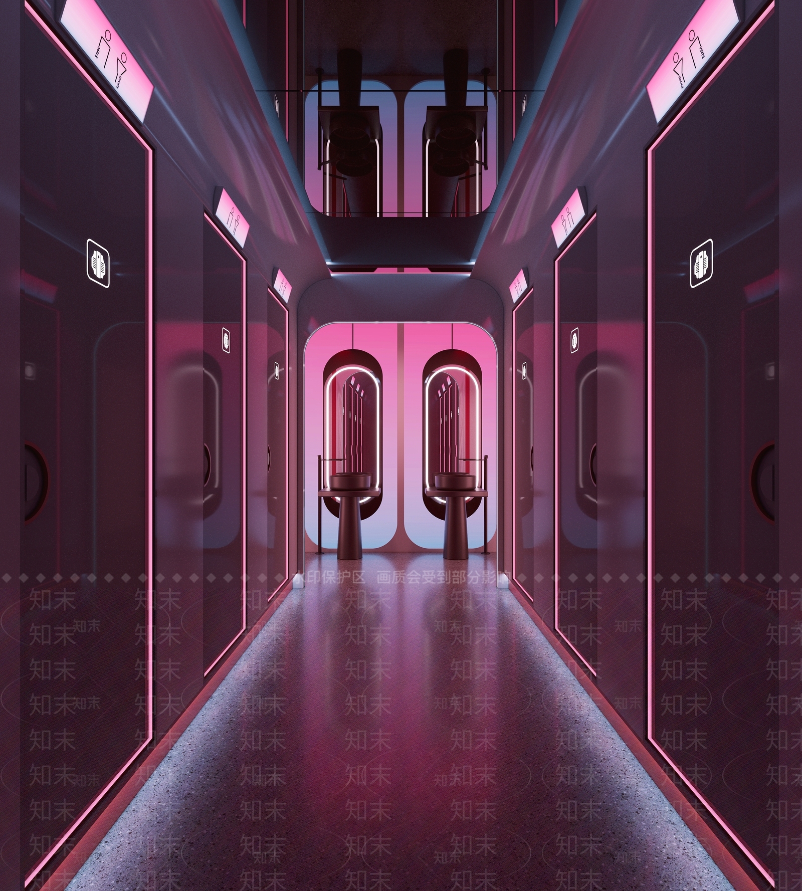 现代公共卫生间3D模型下载【ID:1200428926】