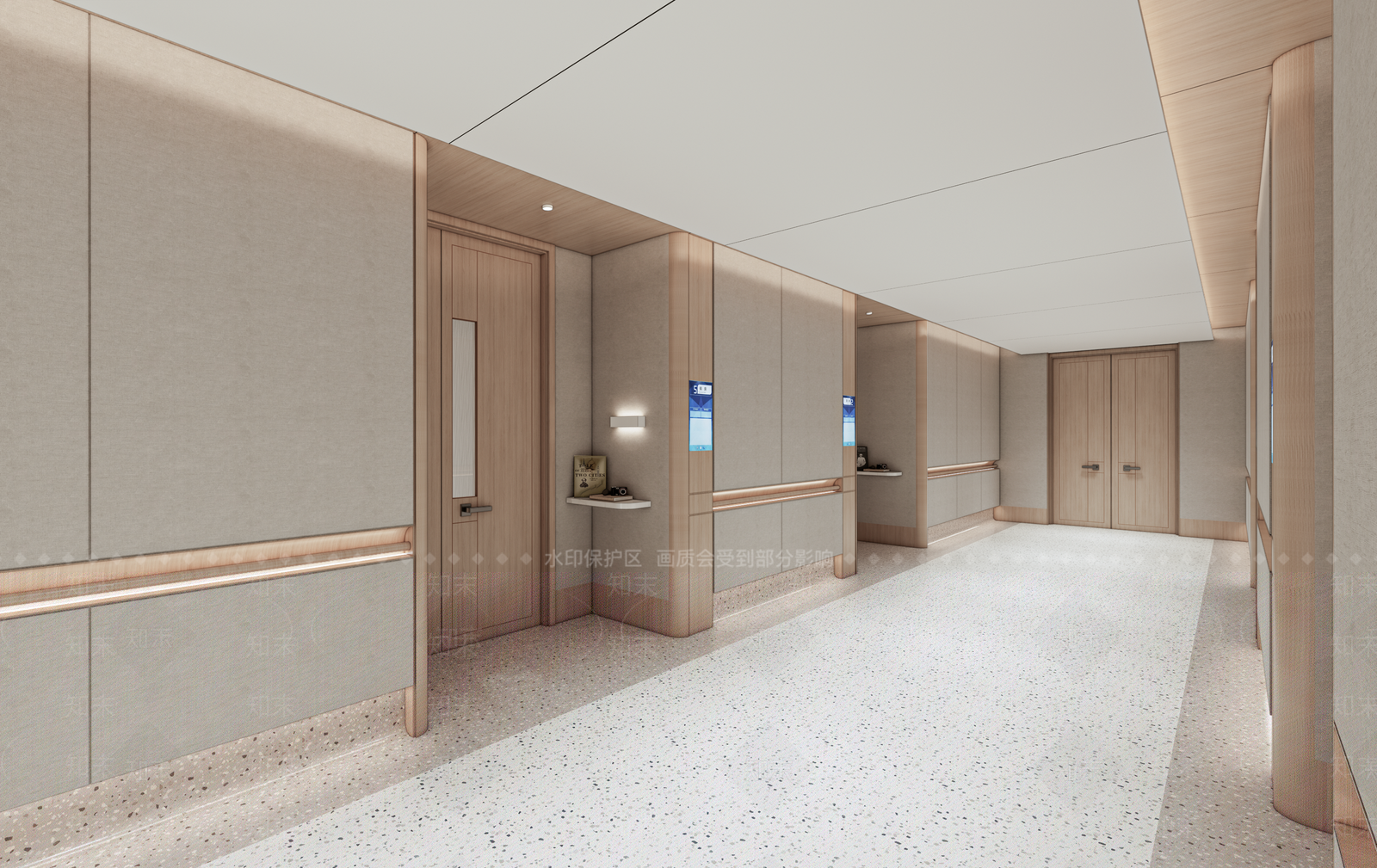 现代新中式医院SU模型下载【ID:1200430635】