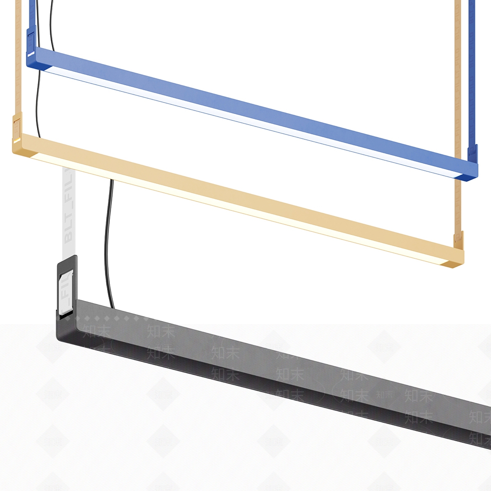 现代欧式客厅吸顶灯3D模型下载【ID:1200431263】