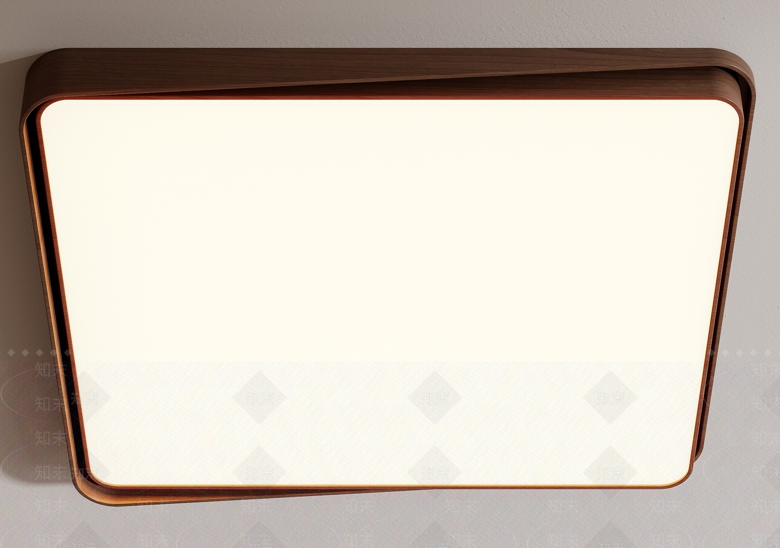 现代中古吸顶灯SU模型下载【ID:1200432513】