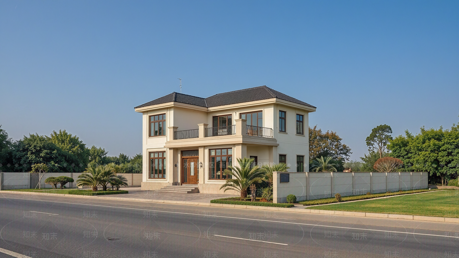 新中式简约乡村民房SU模型下载【ID:1200432883】