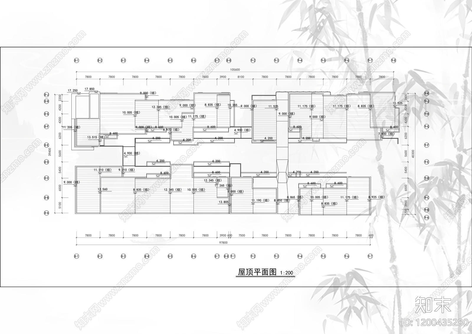 现代新中式商业街cad施工图下载【ID:1200435280】