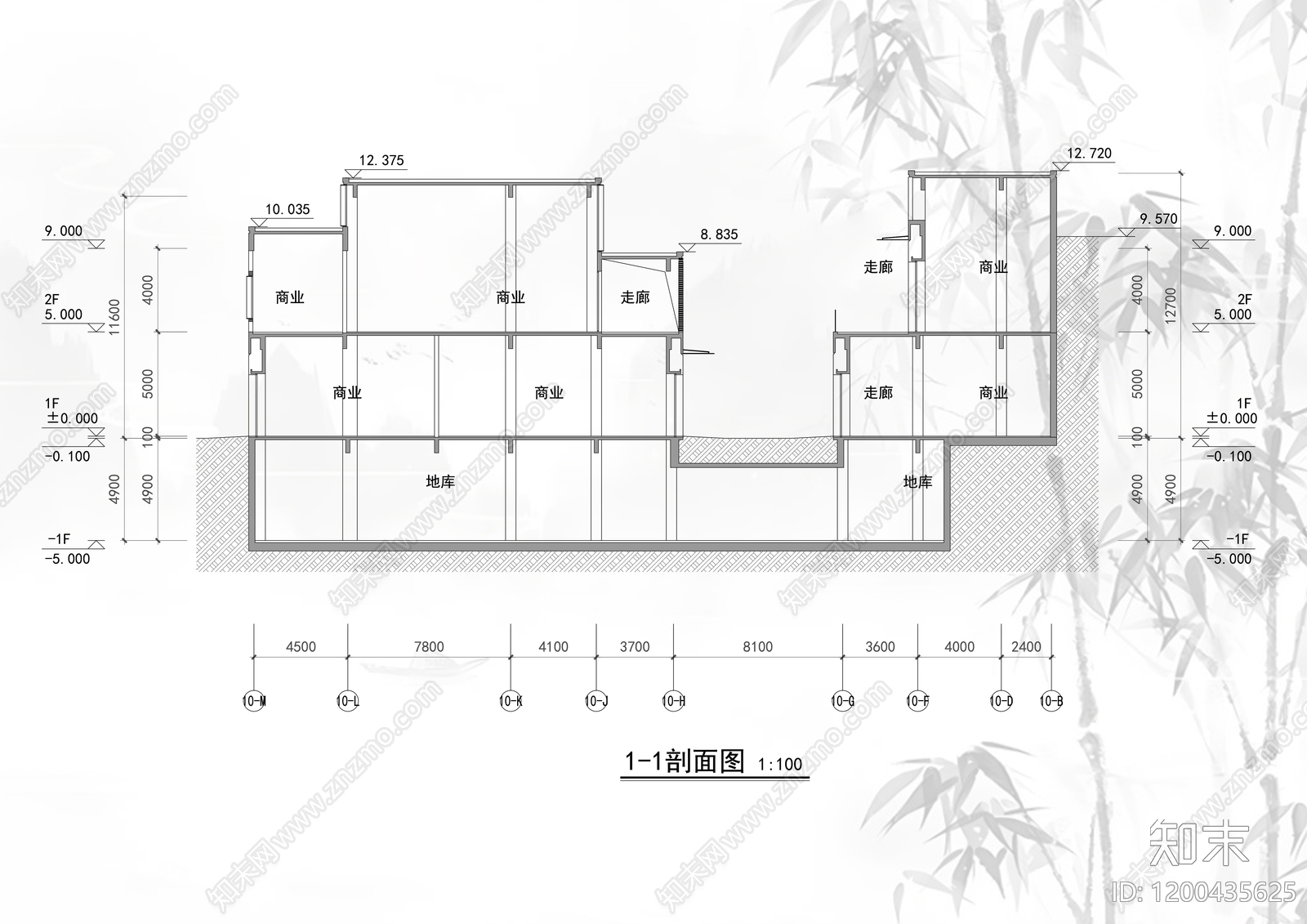 现代新中式商业街cad施工图下载【ID:1200435625】