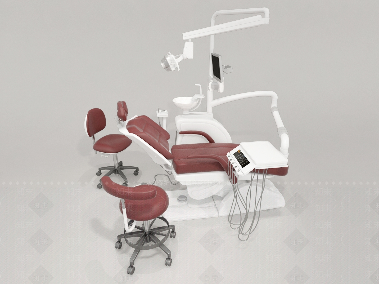 现代医院3D模型下载【ID:1200436968】