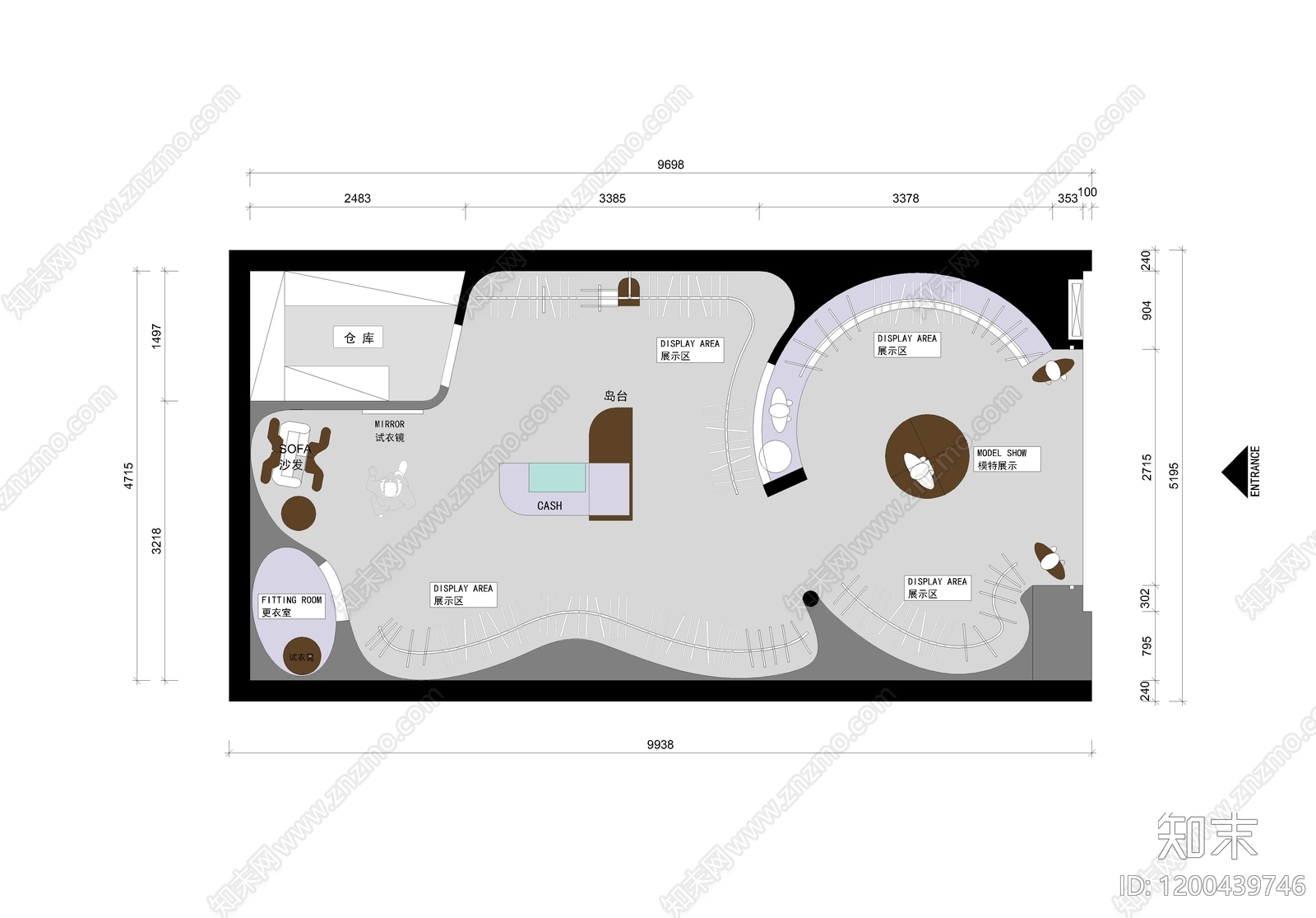 工装平面图施工图下载【ID:1200439746】