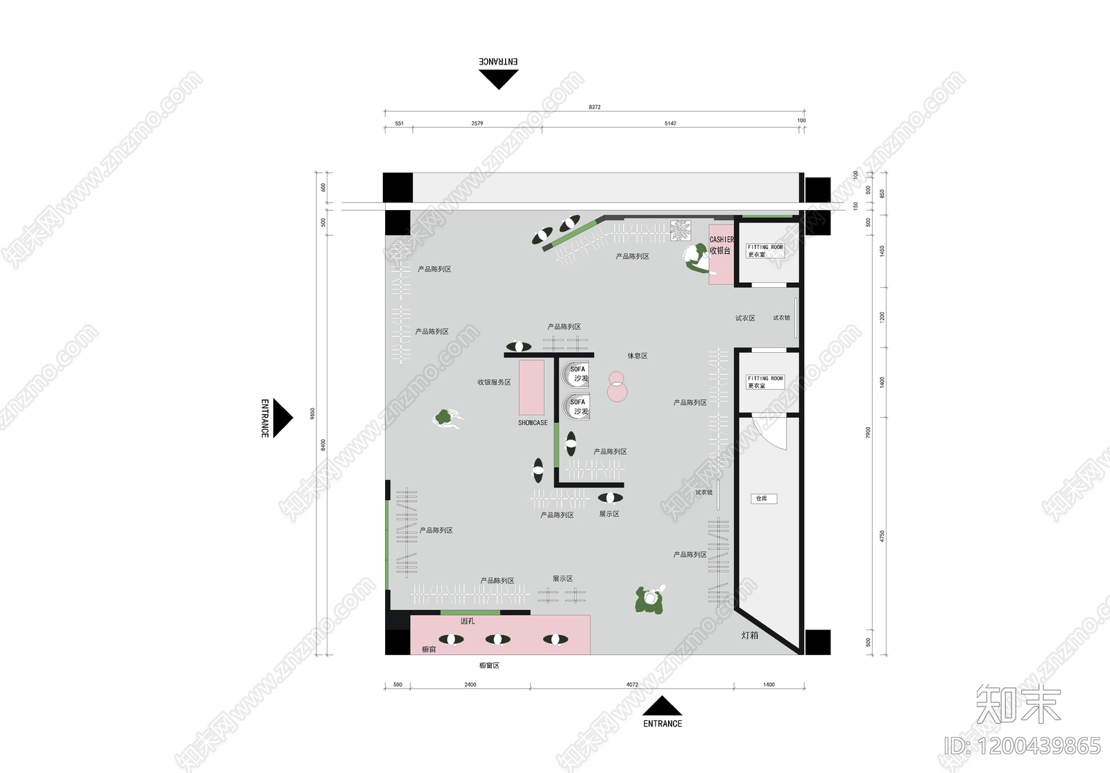 工装平面图施工图下载【ID:1200439865】