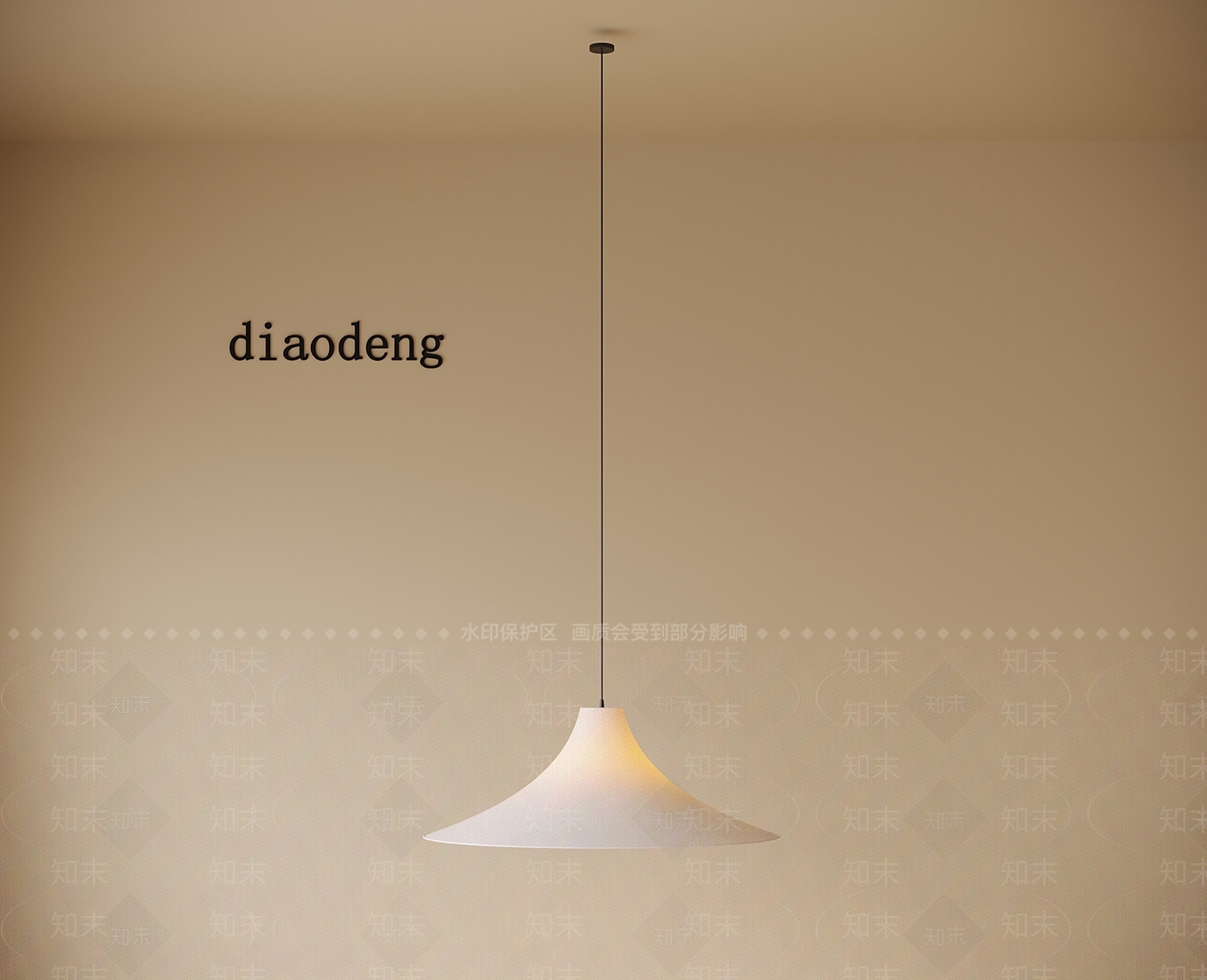 现代吊灯3D模型下载【ID:1200442804】