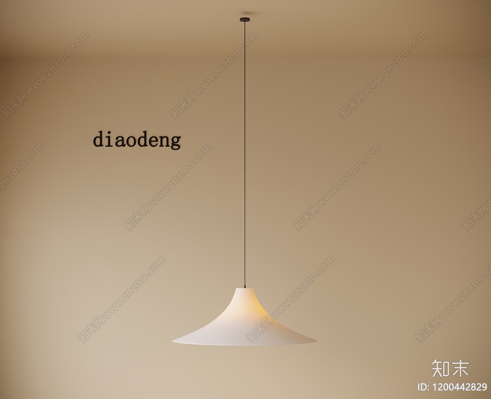 现代吊灯SU模型下载【ID:1200442829】