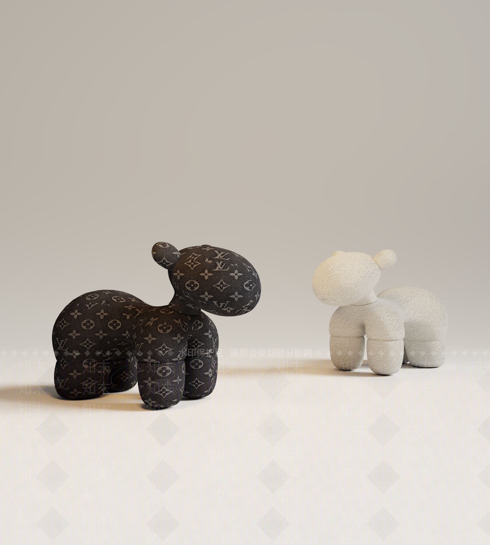 现代儿童椅3D模型下载【ID:1200443212】