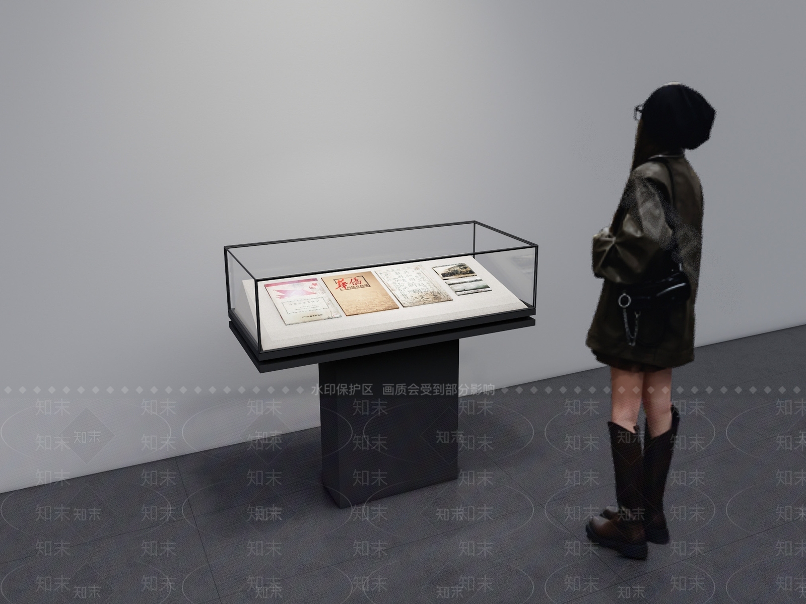 展柜SU模型下载【ID:1200468881】