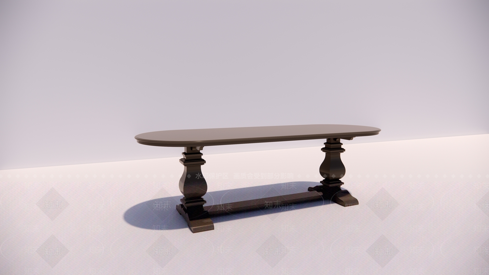 美式欧式餐桌SU模型下载【ID:1200448749】