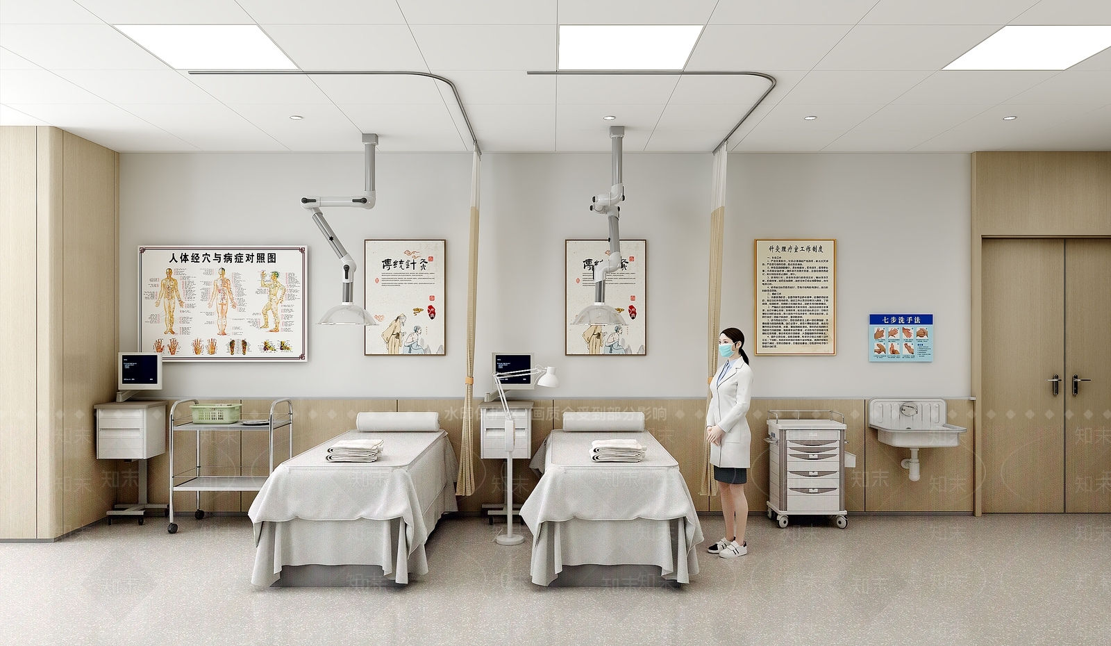 现代医院SU模型下载【ID:1200449108】