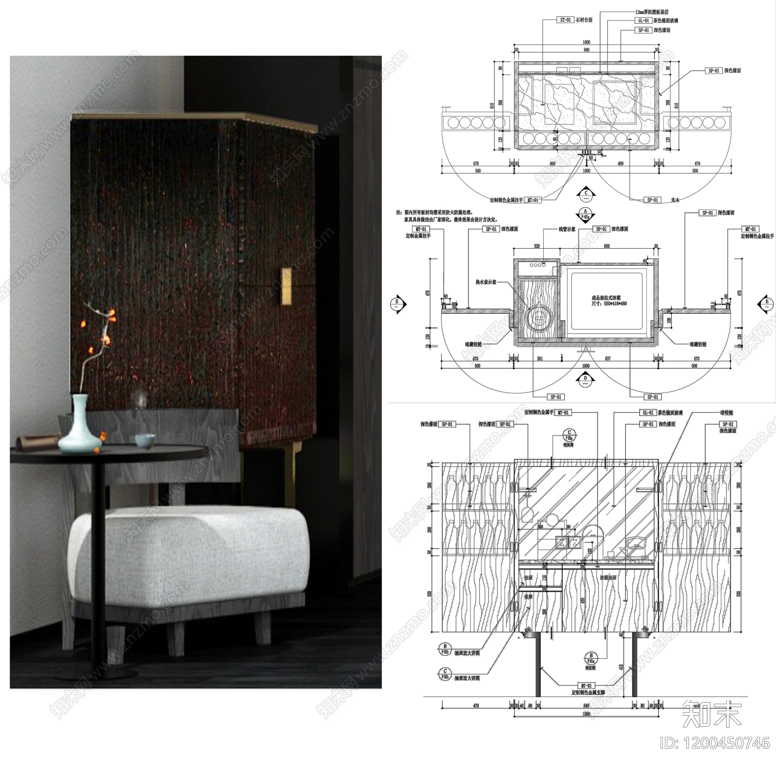 柜体节点施工图下载【ID:1200450746】