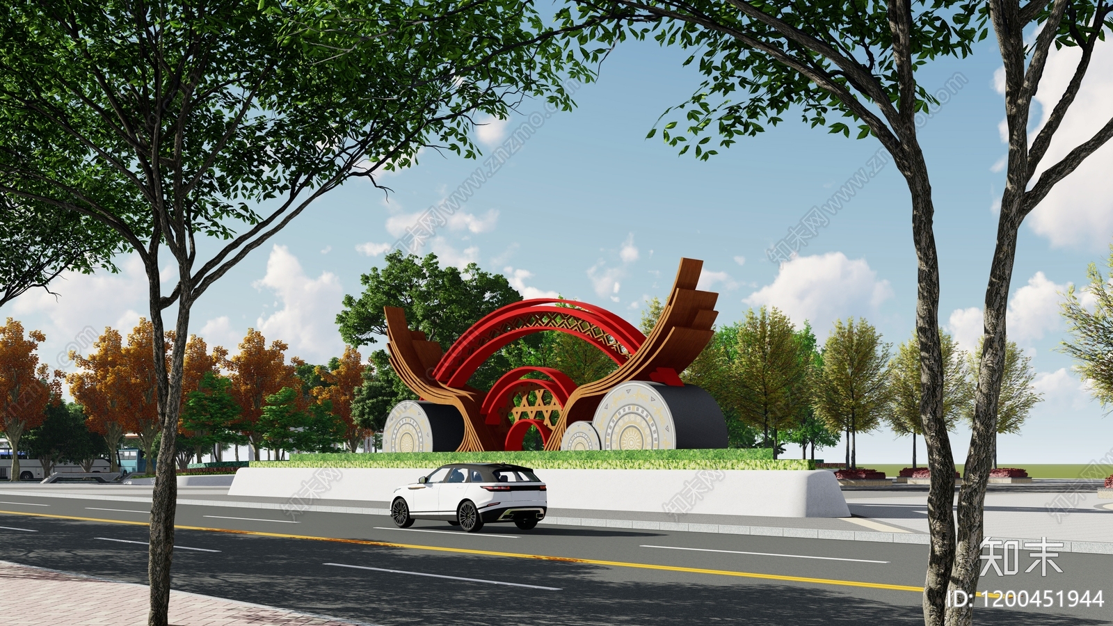 现代景观雕塑图库cad施工图下载【ID:1200451944】