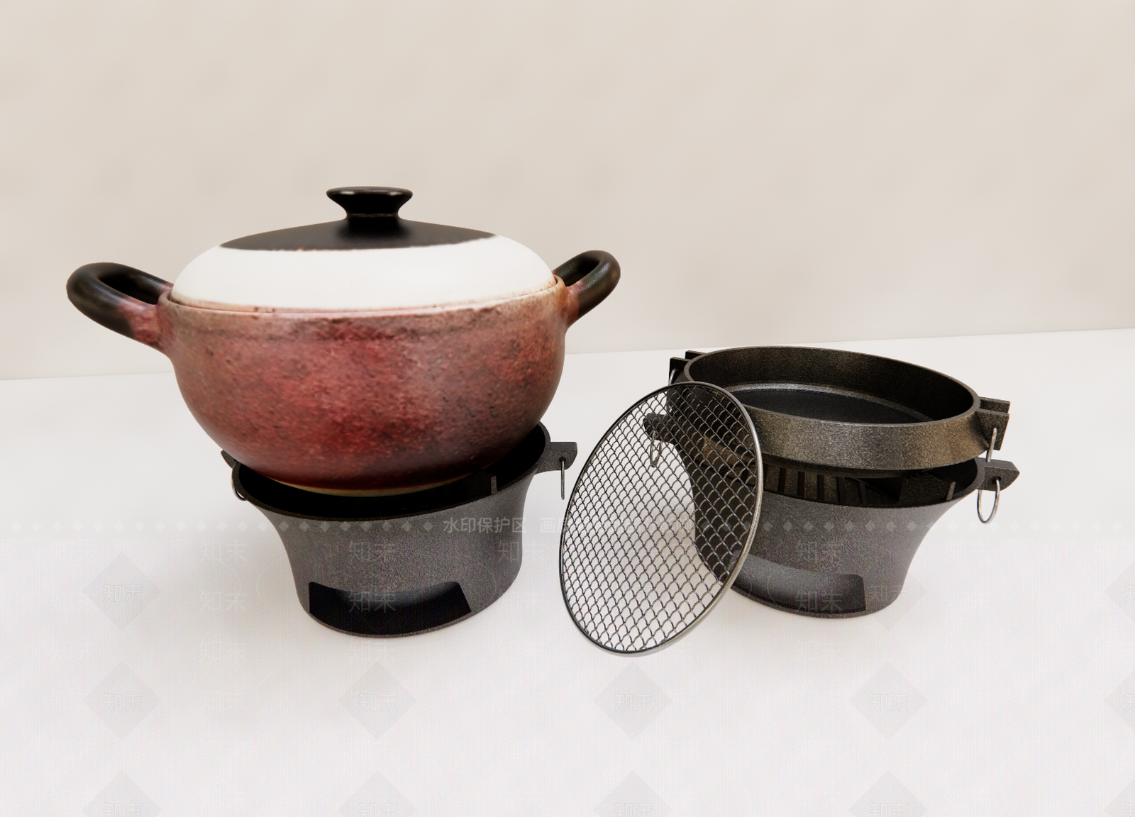 厨具SU模型下载【ID:1200459531】