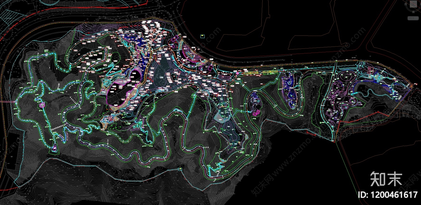 景观平面图施工图下载【ID:1200461617】