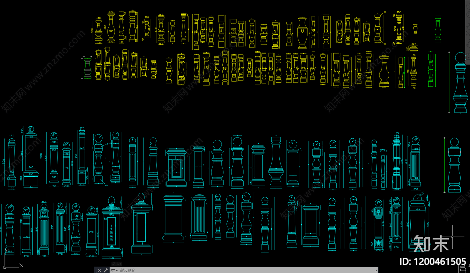 柱子节点施工图下载【ID:1200461505】