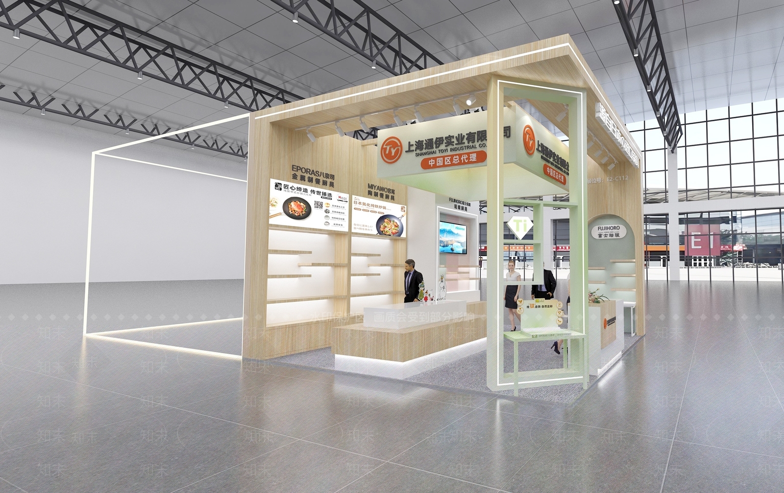 现代商业展厅SU模型下载【ID:1200462687】