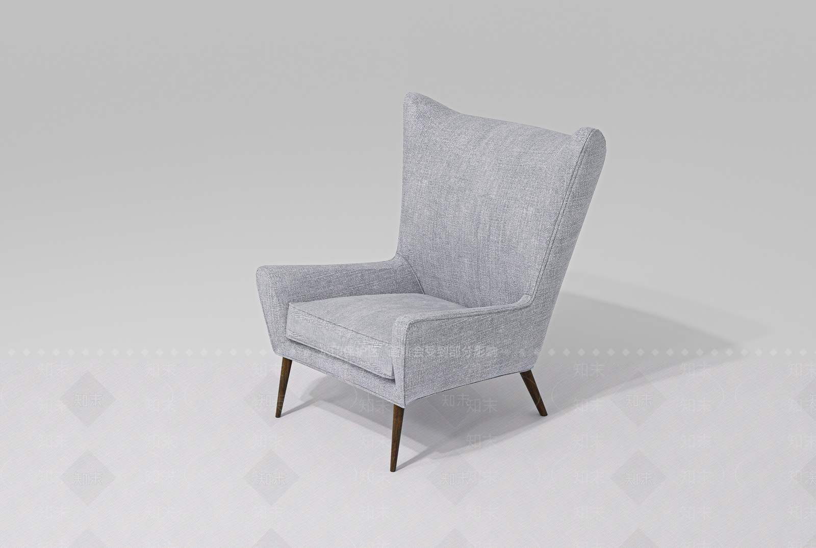 欧式单人沙发SU模型下载【ID:1200465573】