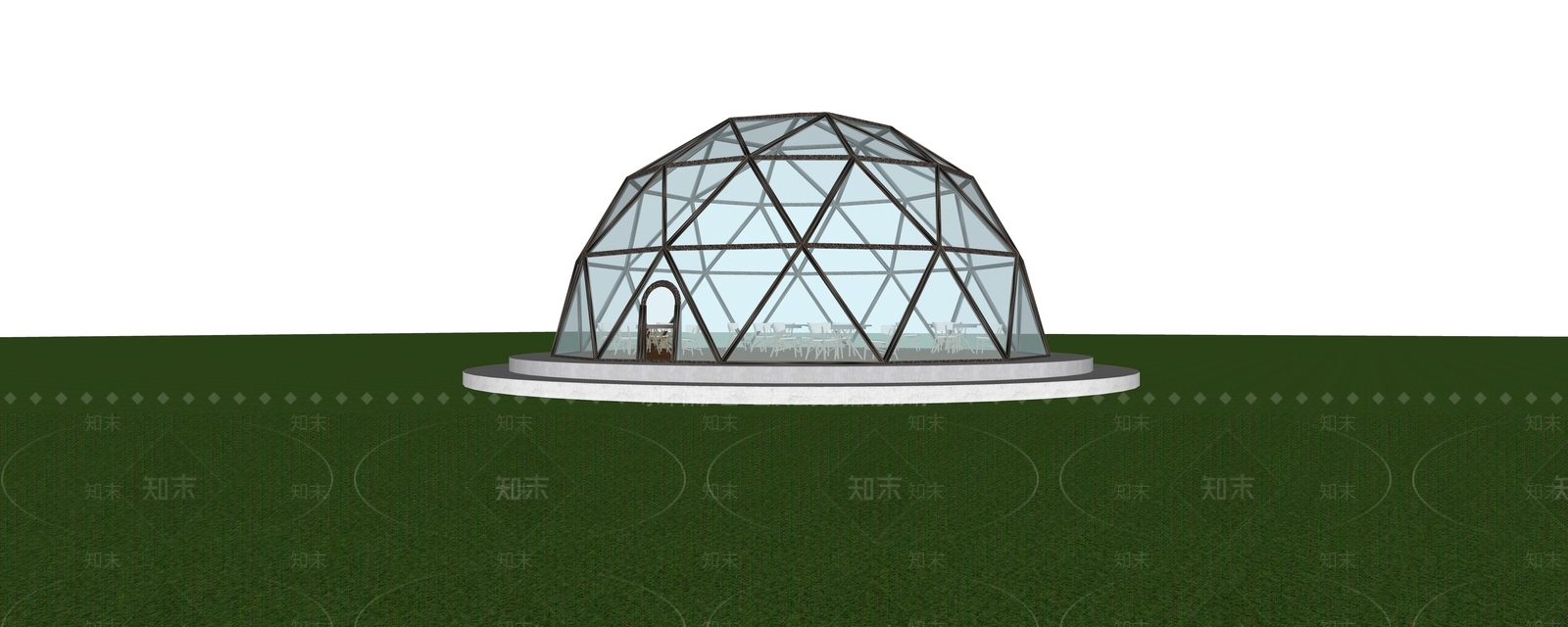 现代其他景观小建筑SU模型下载【ID:1200465578】