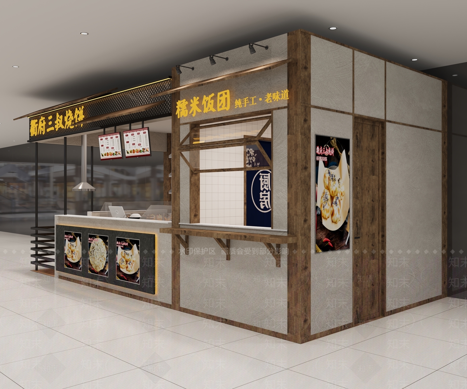 现代新中式其他商业空间3D模型下载【ID:1200466581】