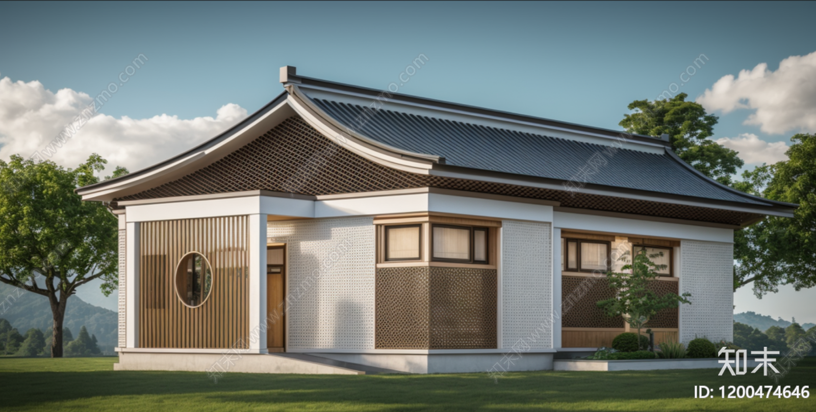 新中式其他建筑施工图下载【ID:1200474646】