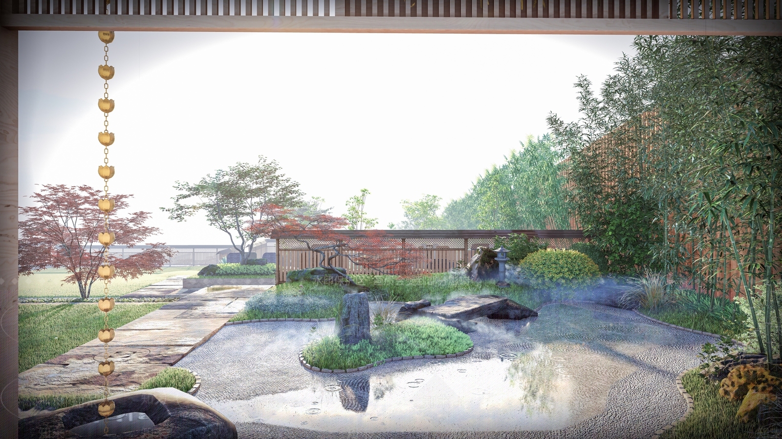 禅意侘寂亭子SU模型下载【ID:1200480448】