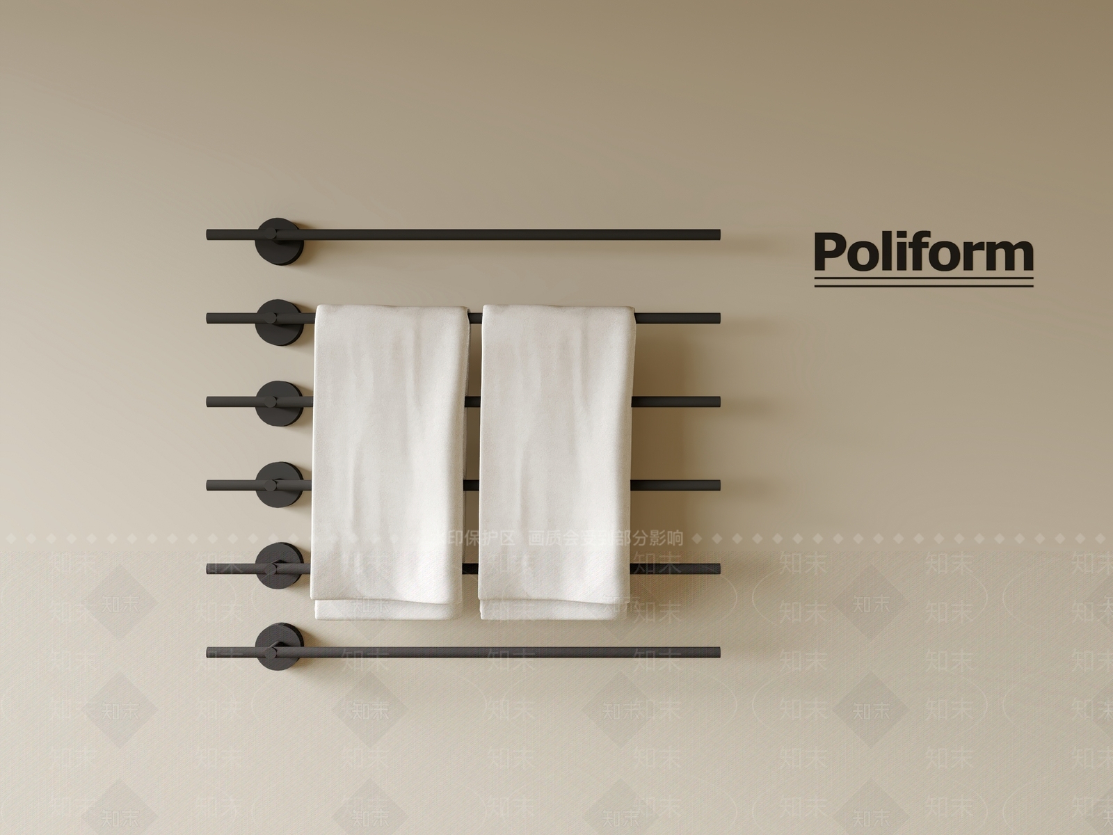 毛巾架3D模型下载【ID:1200485179】