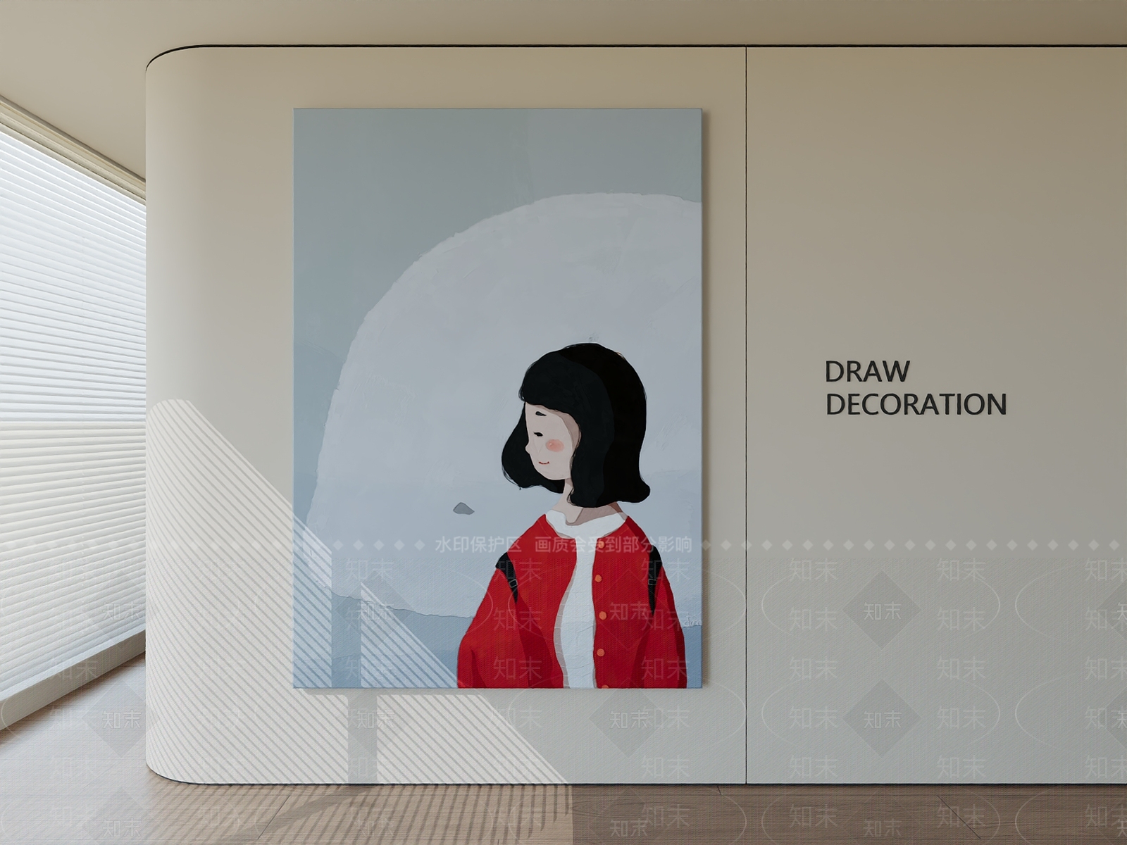 现代简约挂画3D模型下载【ID:1200486088】