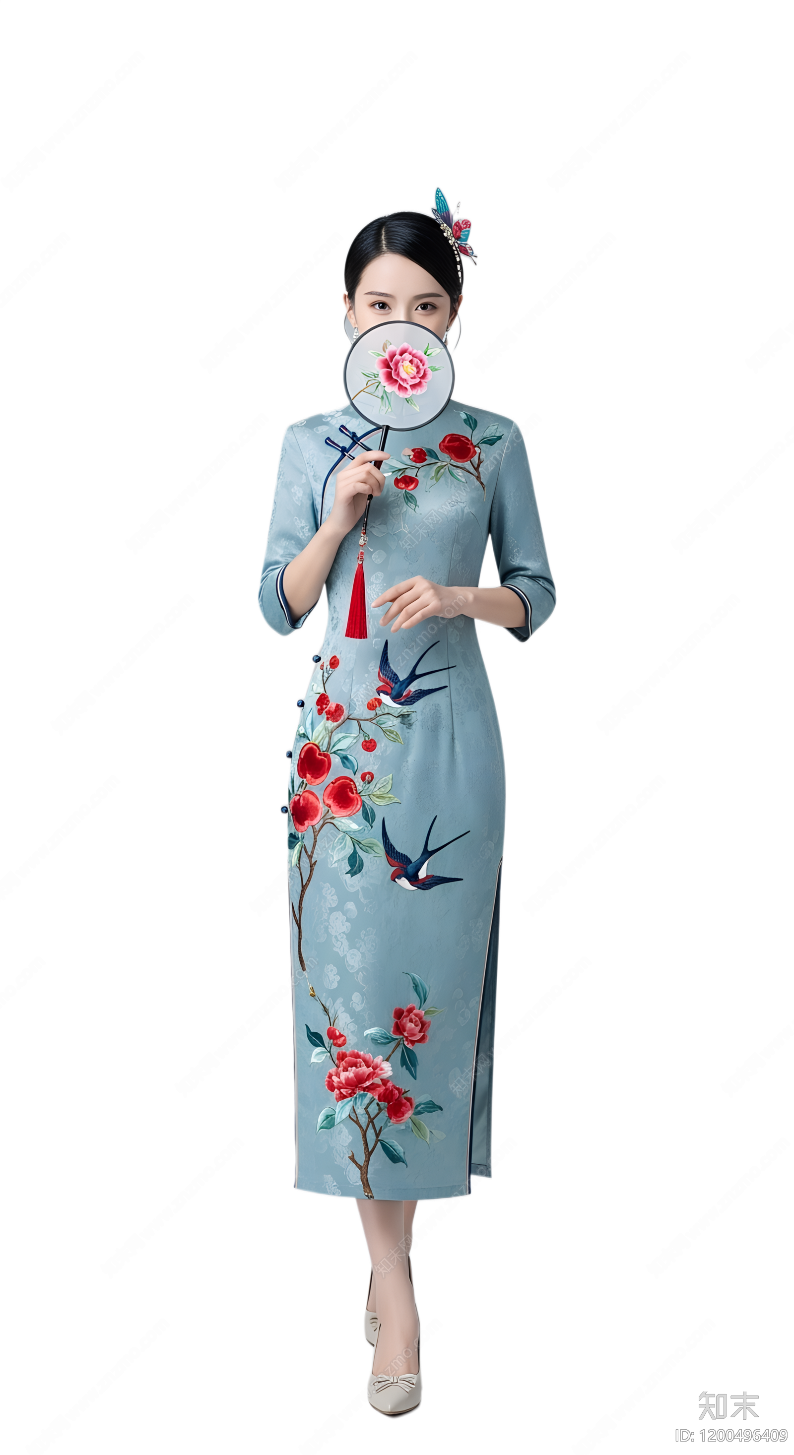 现代新中式美女下载【ID:1200496409】