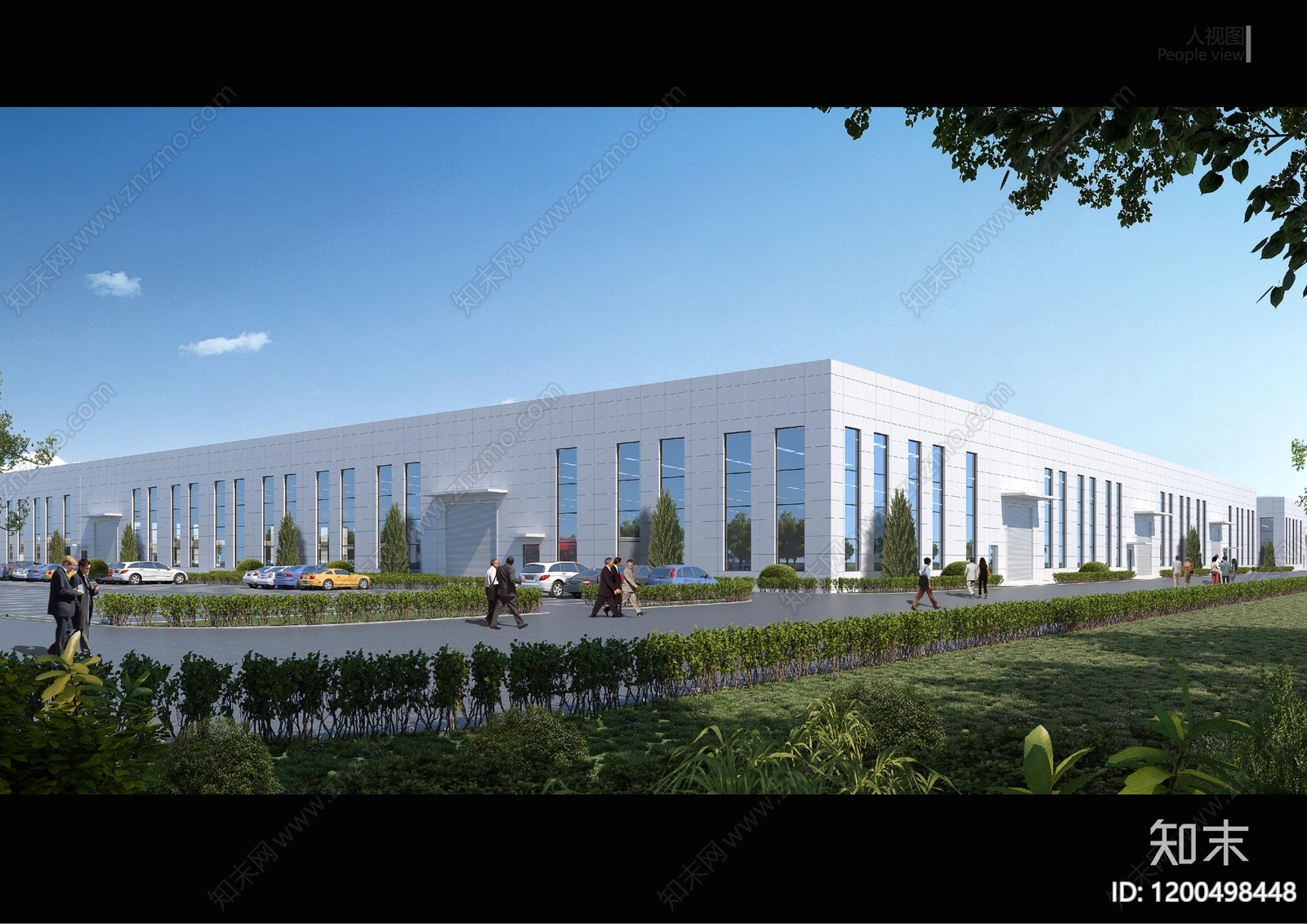现代厂房建筑下载【ID:1200498448】