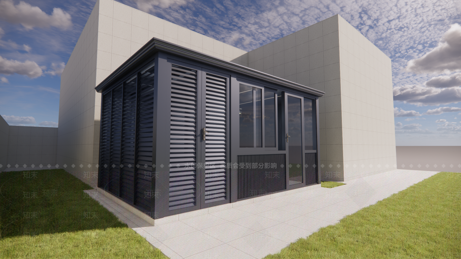 现代简约其他景观小建筑SU模型下载【ID:1200500633】