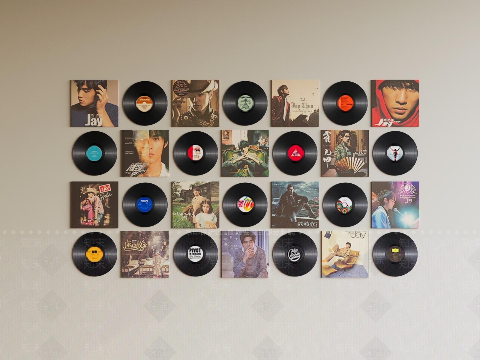 现代复古挂件3D模型下载【ID:1200503442】