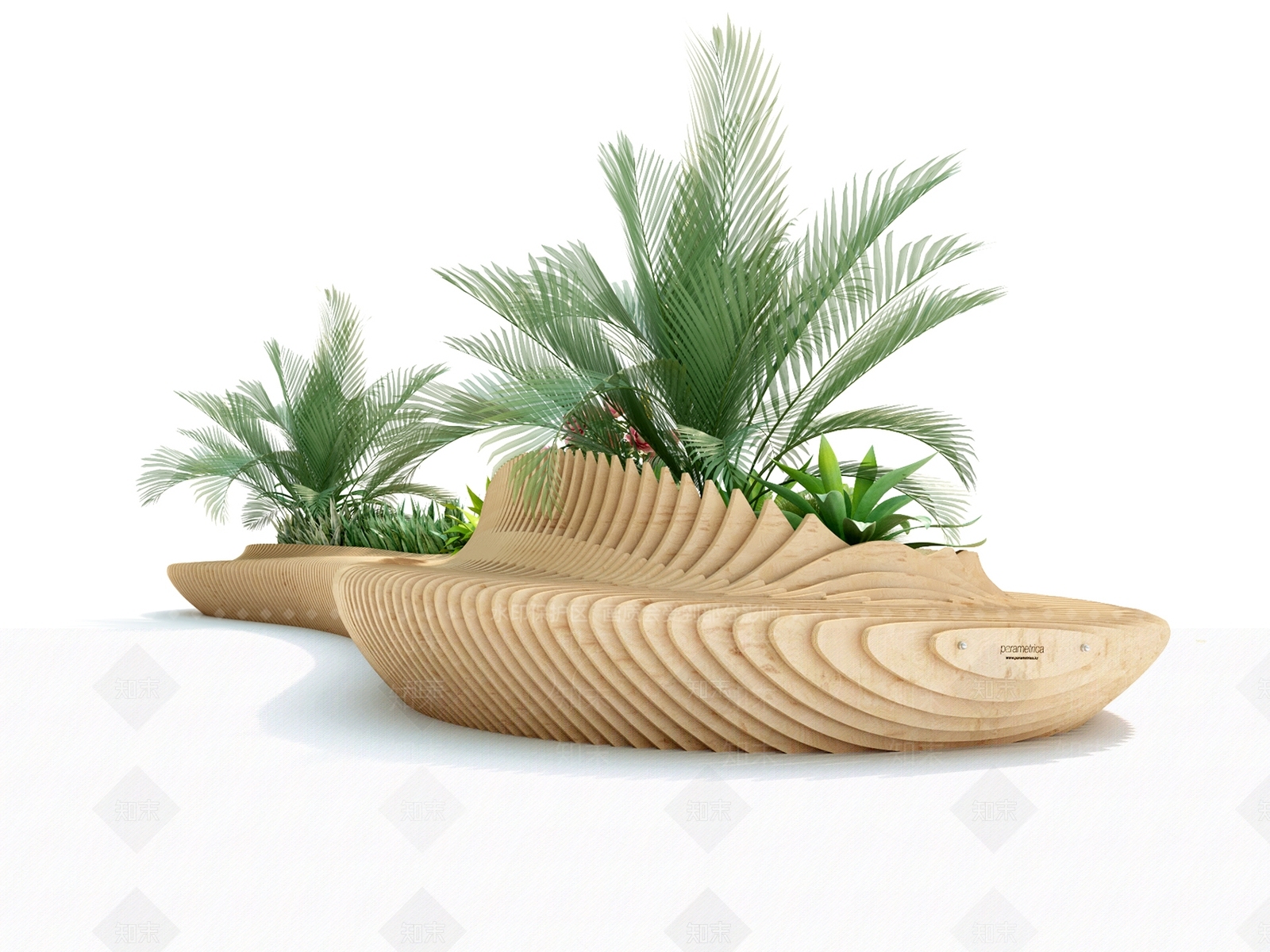 现代户外椅3D模型下载【ID:1200504587】