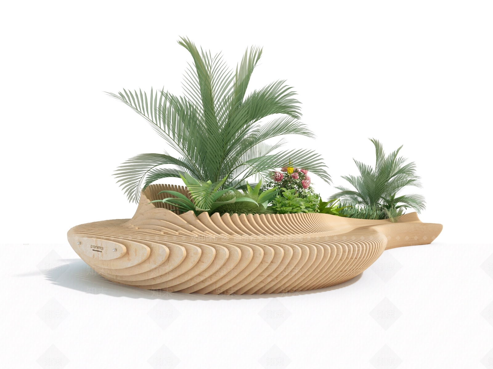 现代户外椅3D模型下载【ID:1200504587】
