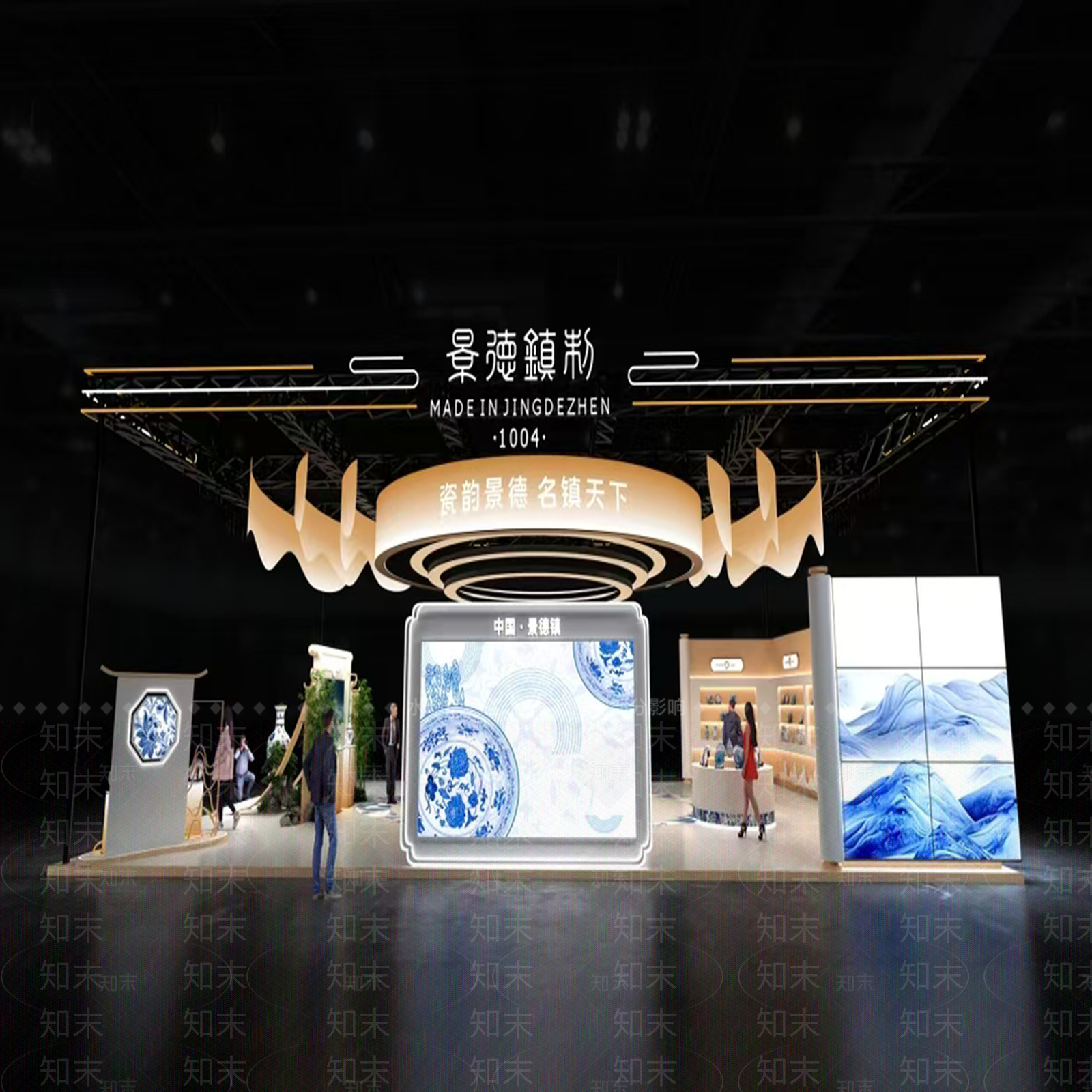 新中式中式其他展厅3D模型下载【ID:1200507181】