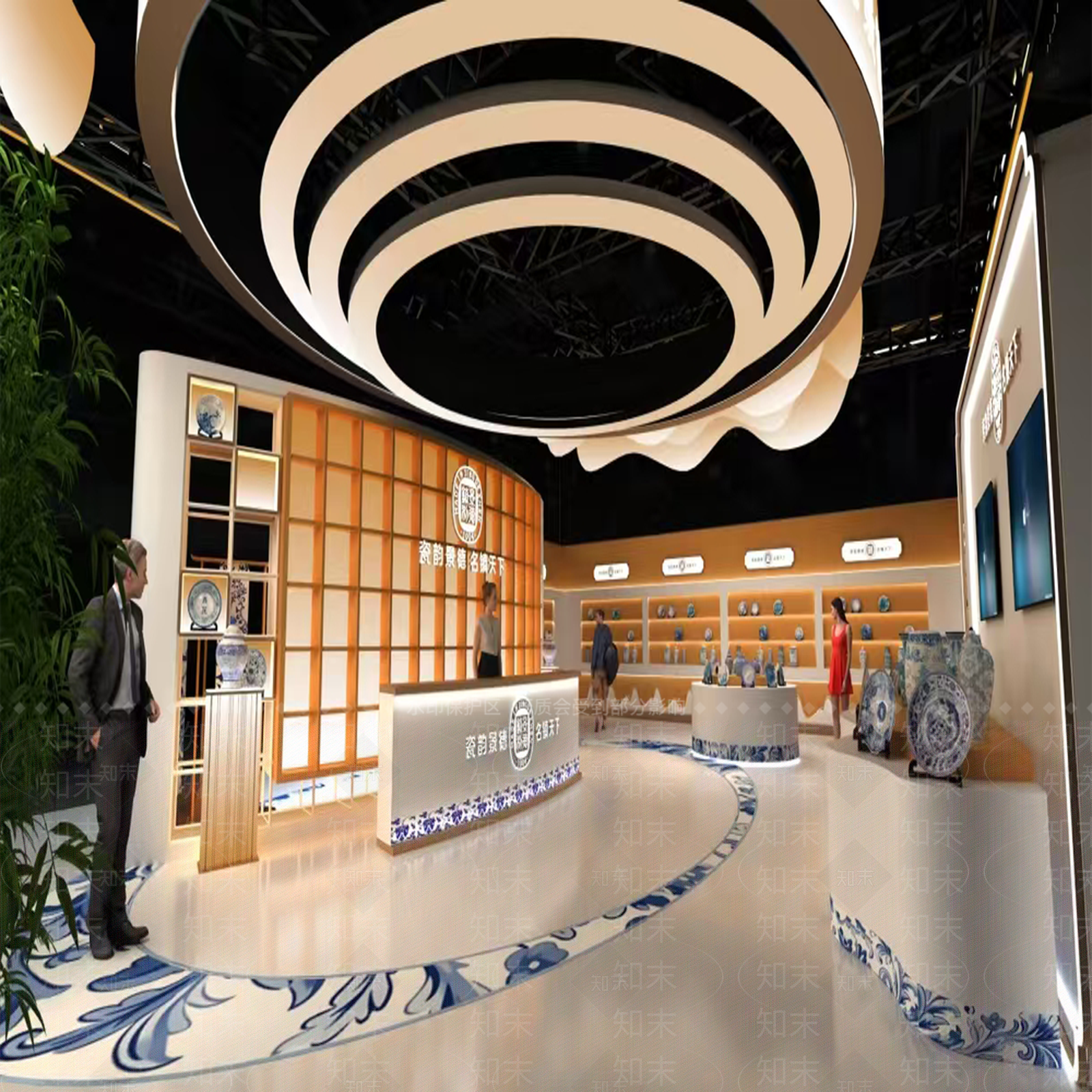 新中式中式其他展厅3D模型下载【ID:1200507181】