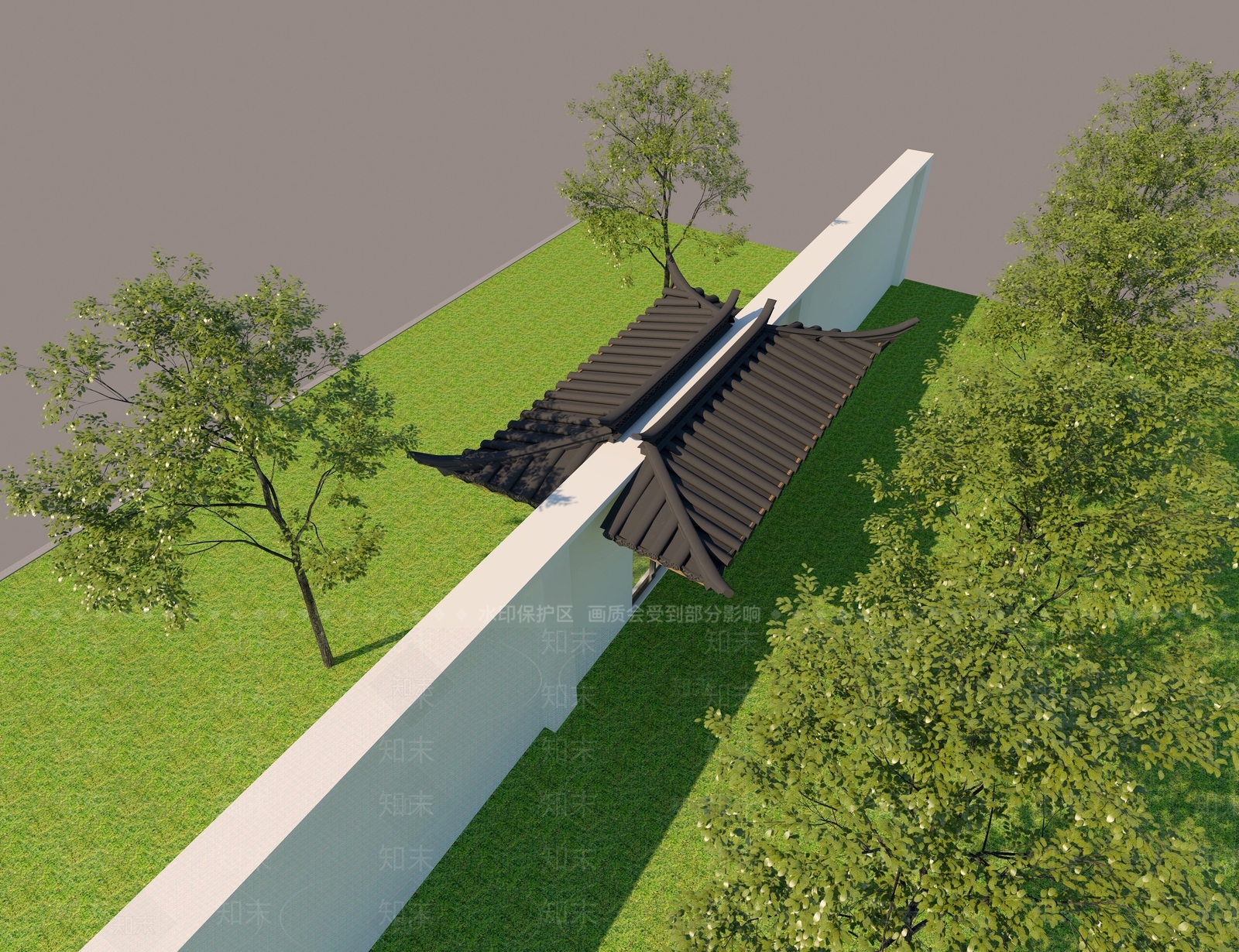 新中式中式古建3D模型下载【ID:1200509628】