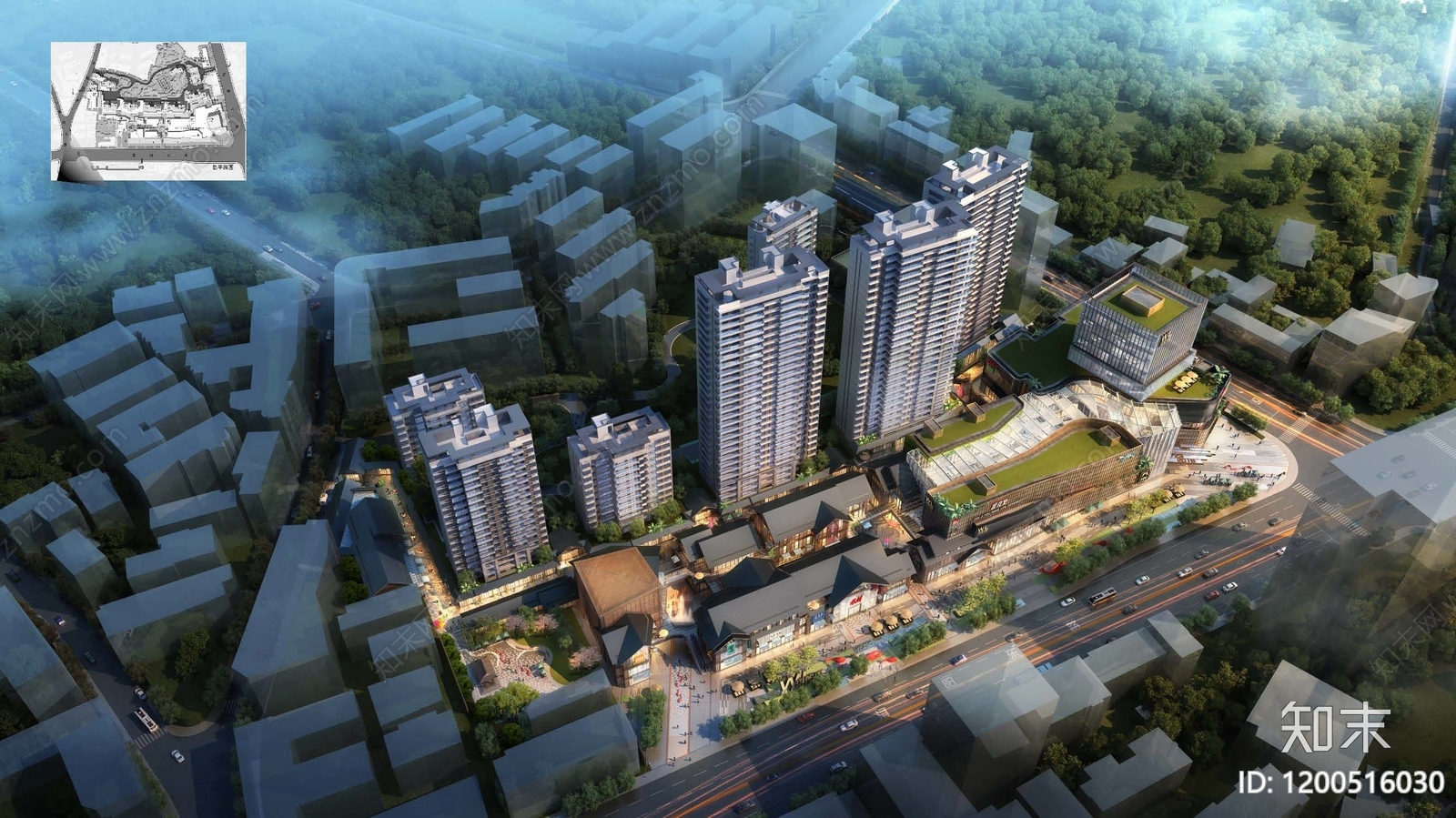 现代商业综合体建筑下载【ID:1200516030】